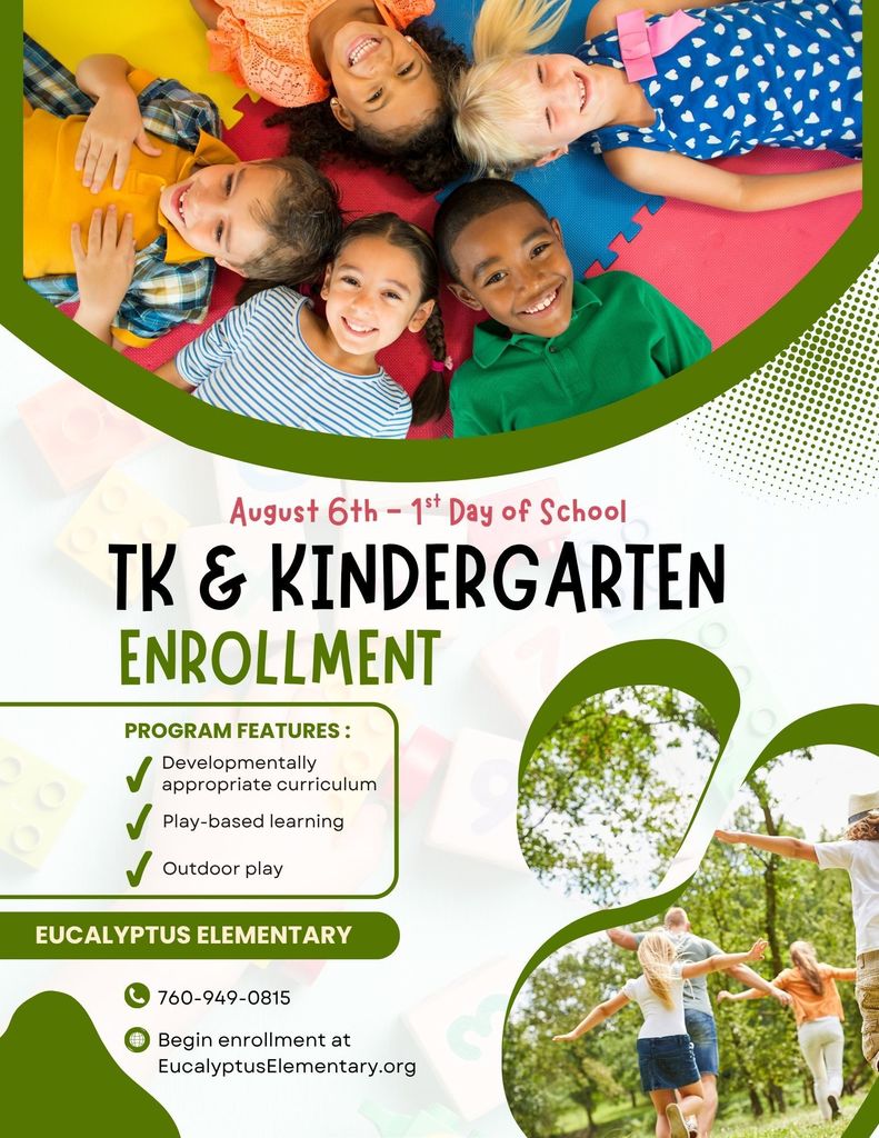 TK/Kinder Enrollment Flyer