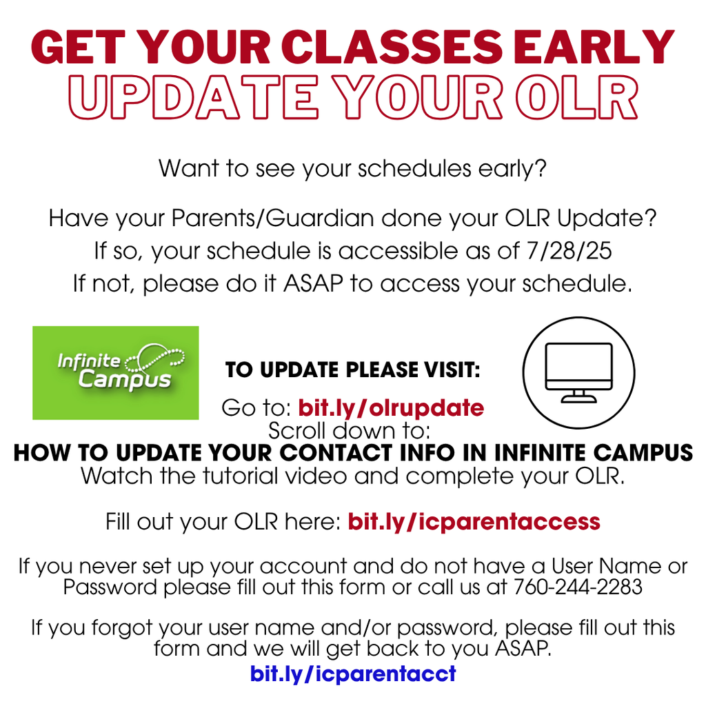 Update your OLR