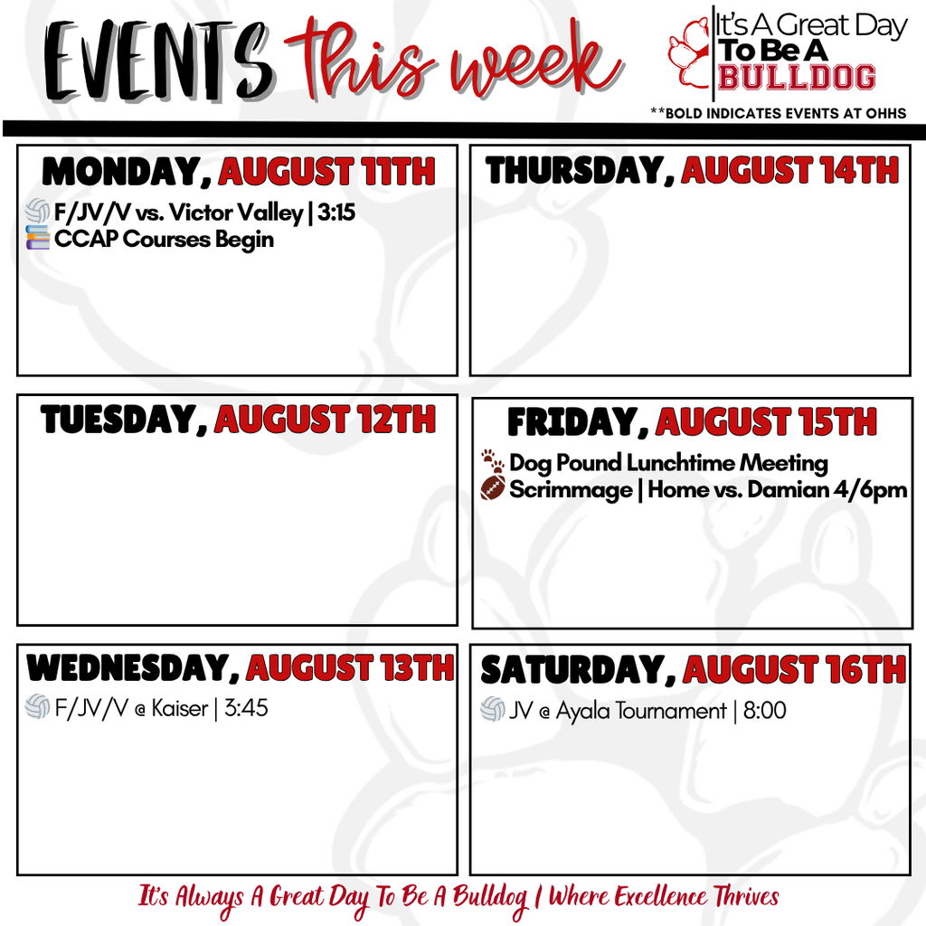8.11 to 8.18 Events 2