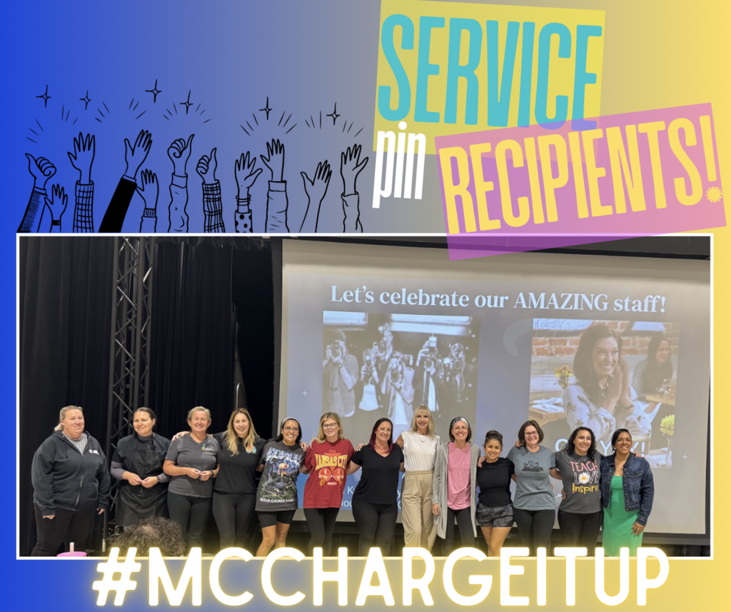 Mission Crest service pins