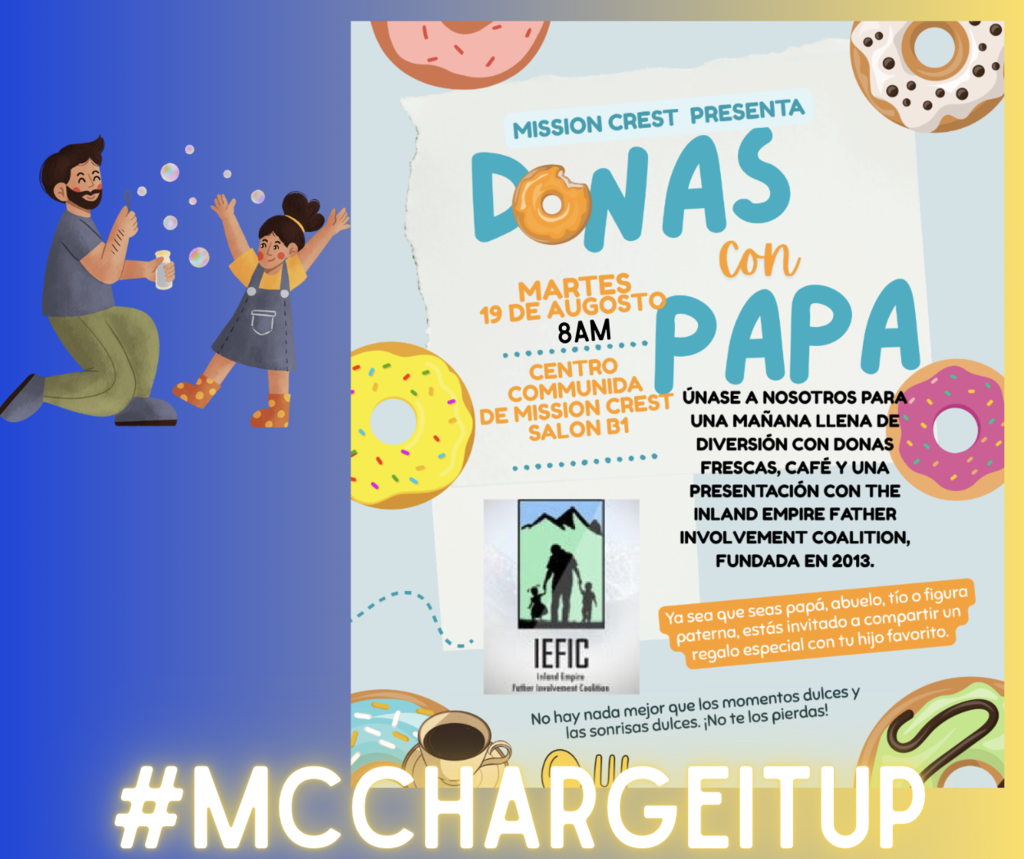 Mission Crest donas con papa