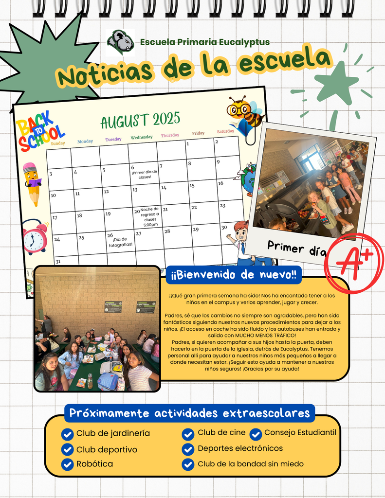 August   Eucalyptus Calendar