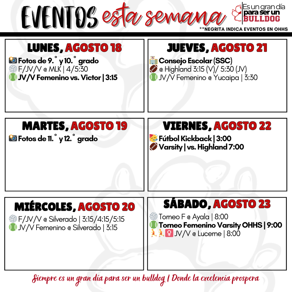 Events Week 3: 8-18 to 8-24 (Page 2)