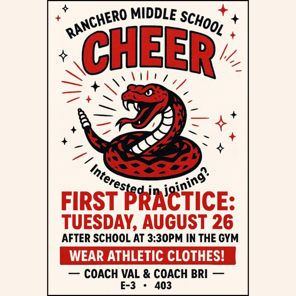 Cheer Practice Flyer