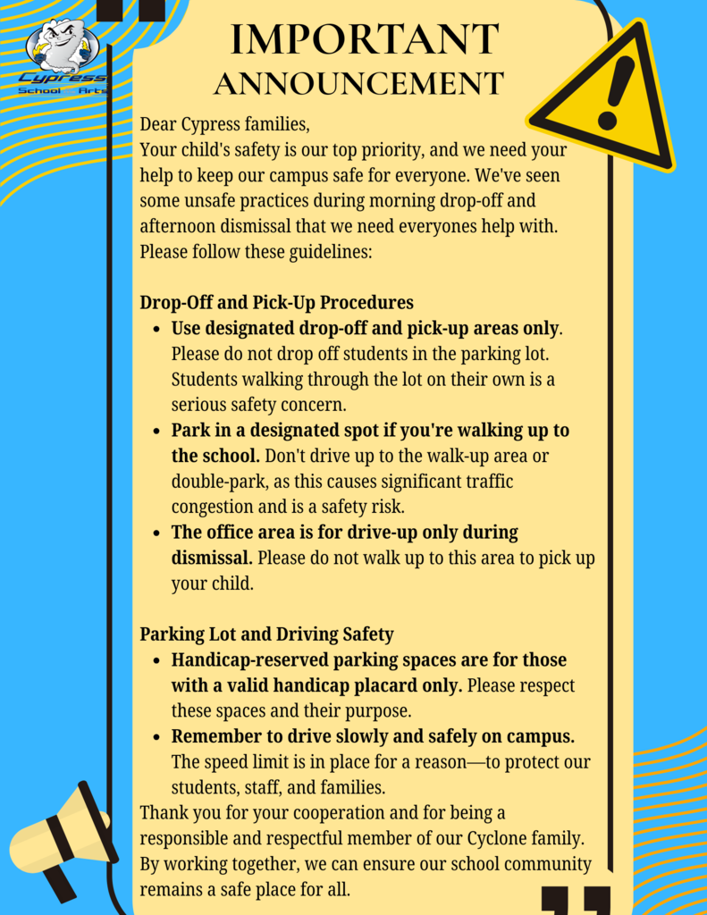 safety announcement