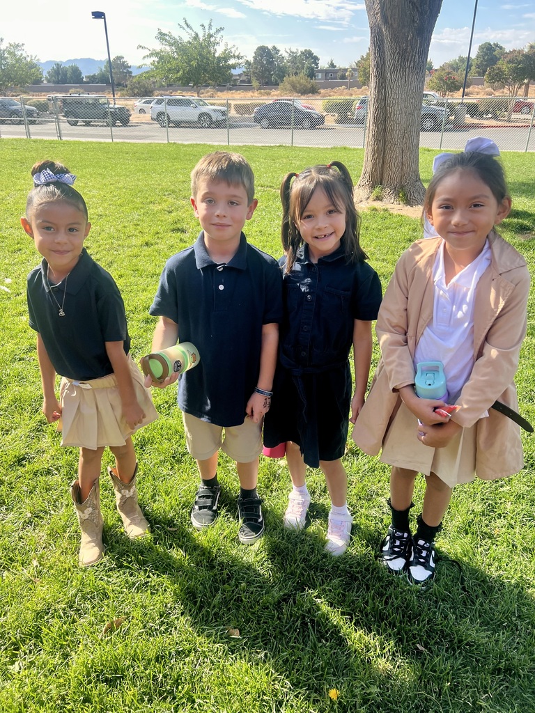 students outside