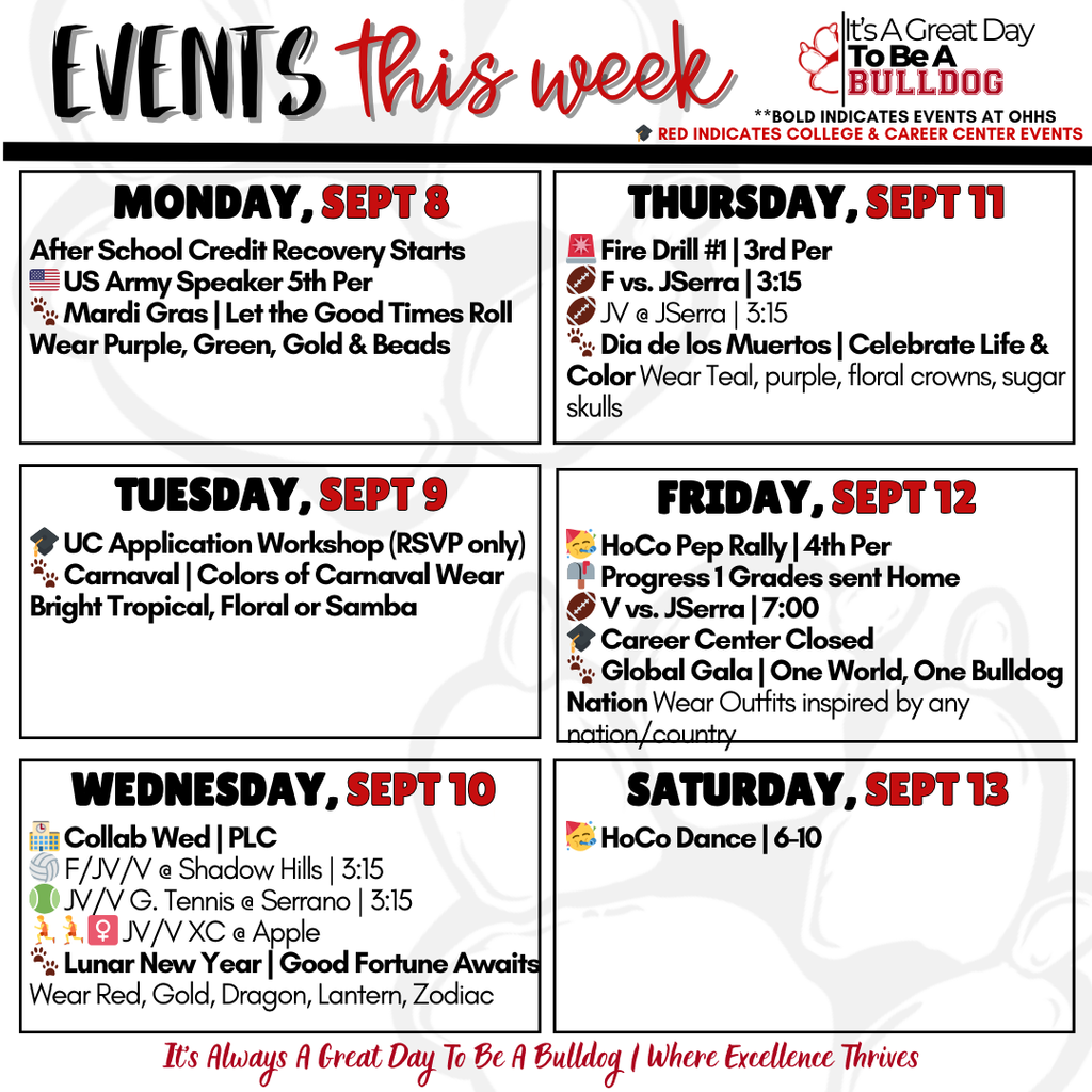 9-8 to 9-14 Events 1