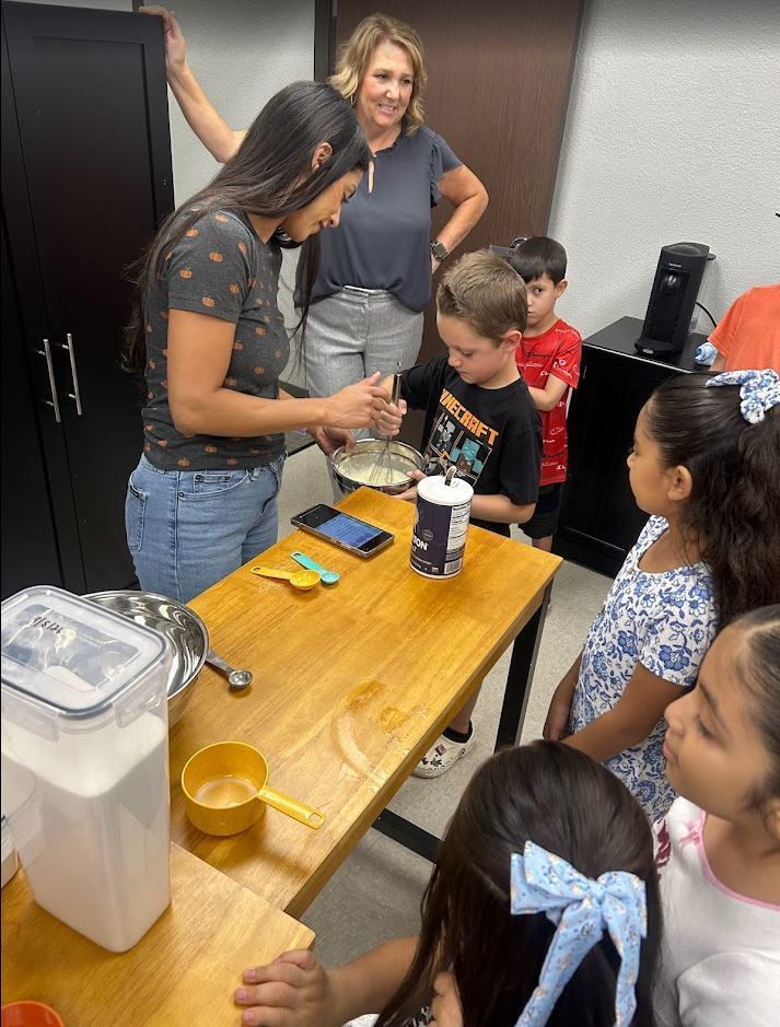 elementary cooking class 