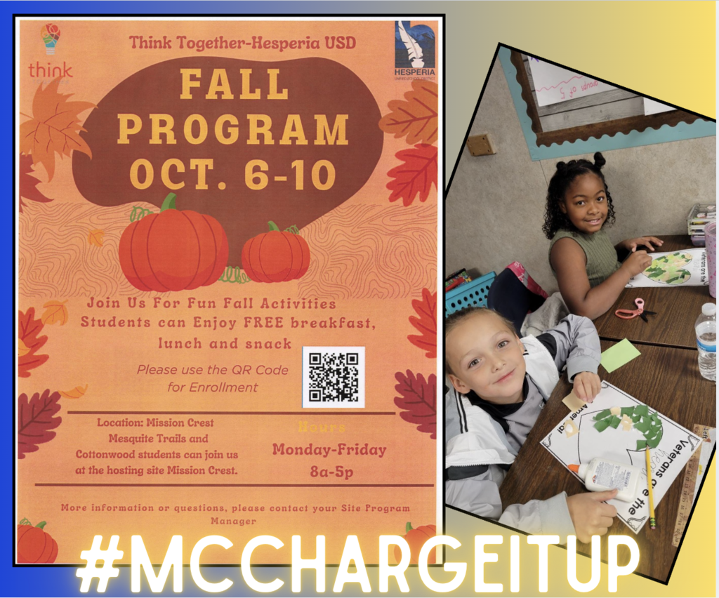 Mission Crest think together fall break
