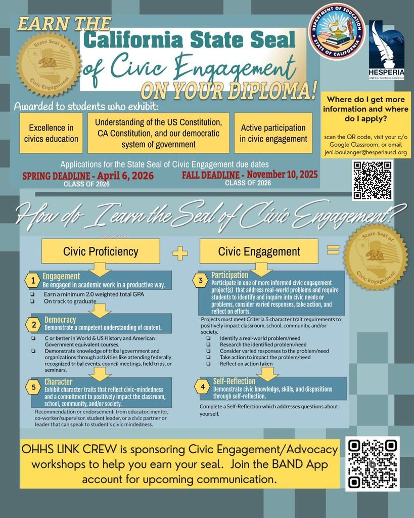 Earn the Seal of Civic Engagement - #3