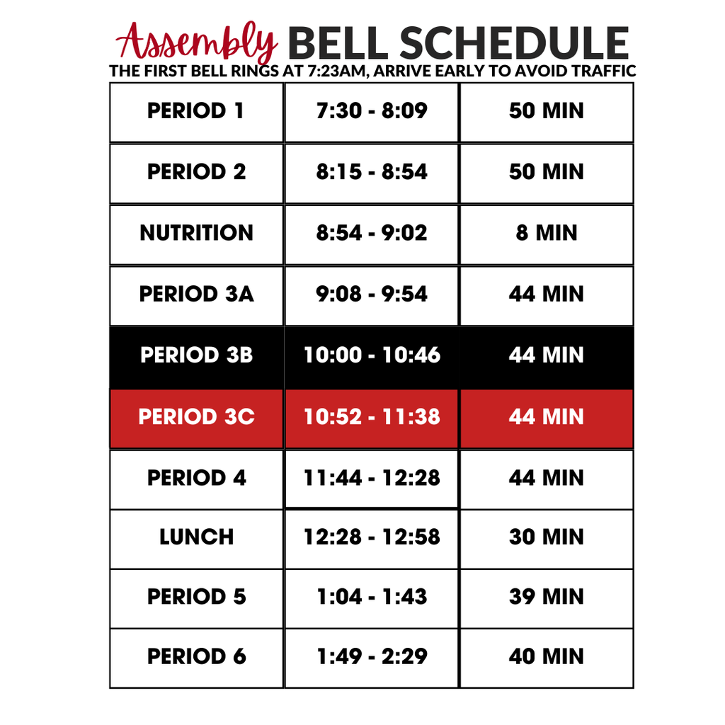 Assembly Schedule