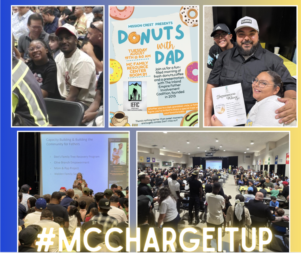 Donuts with Dads event