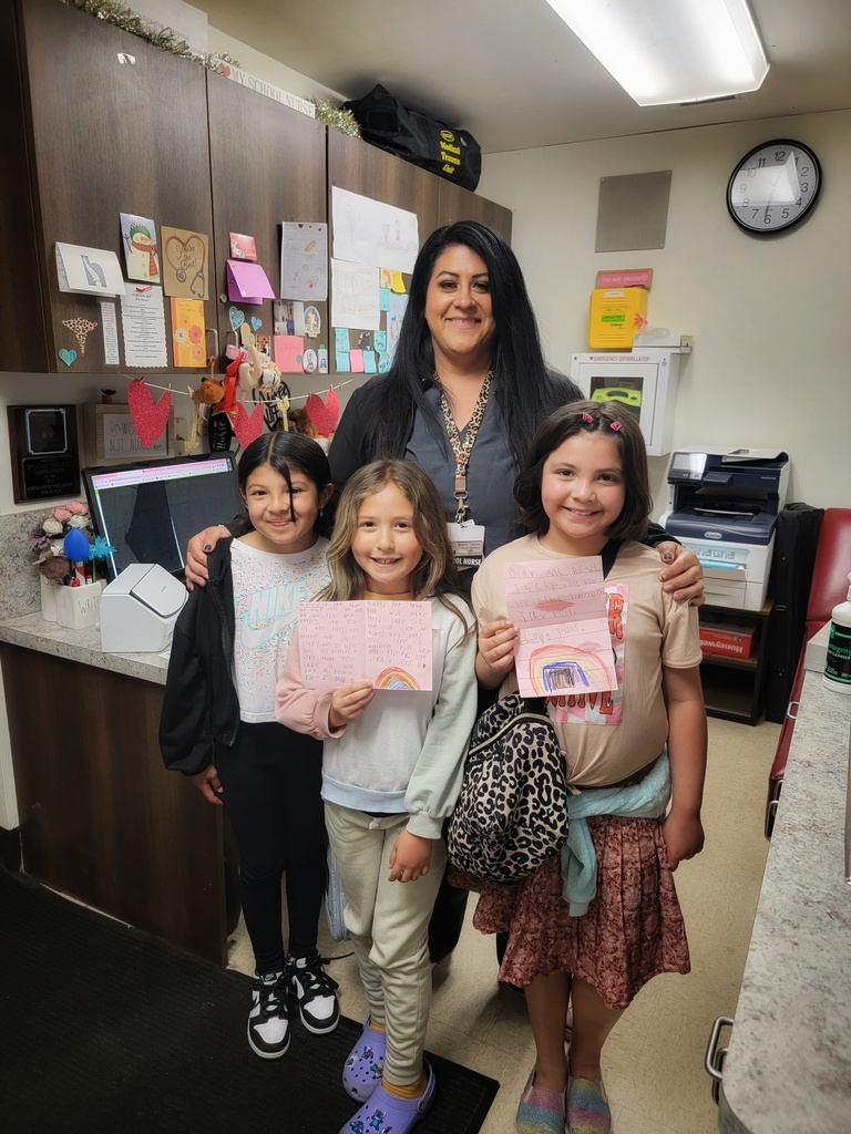 school nurse with kids