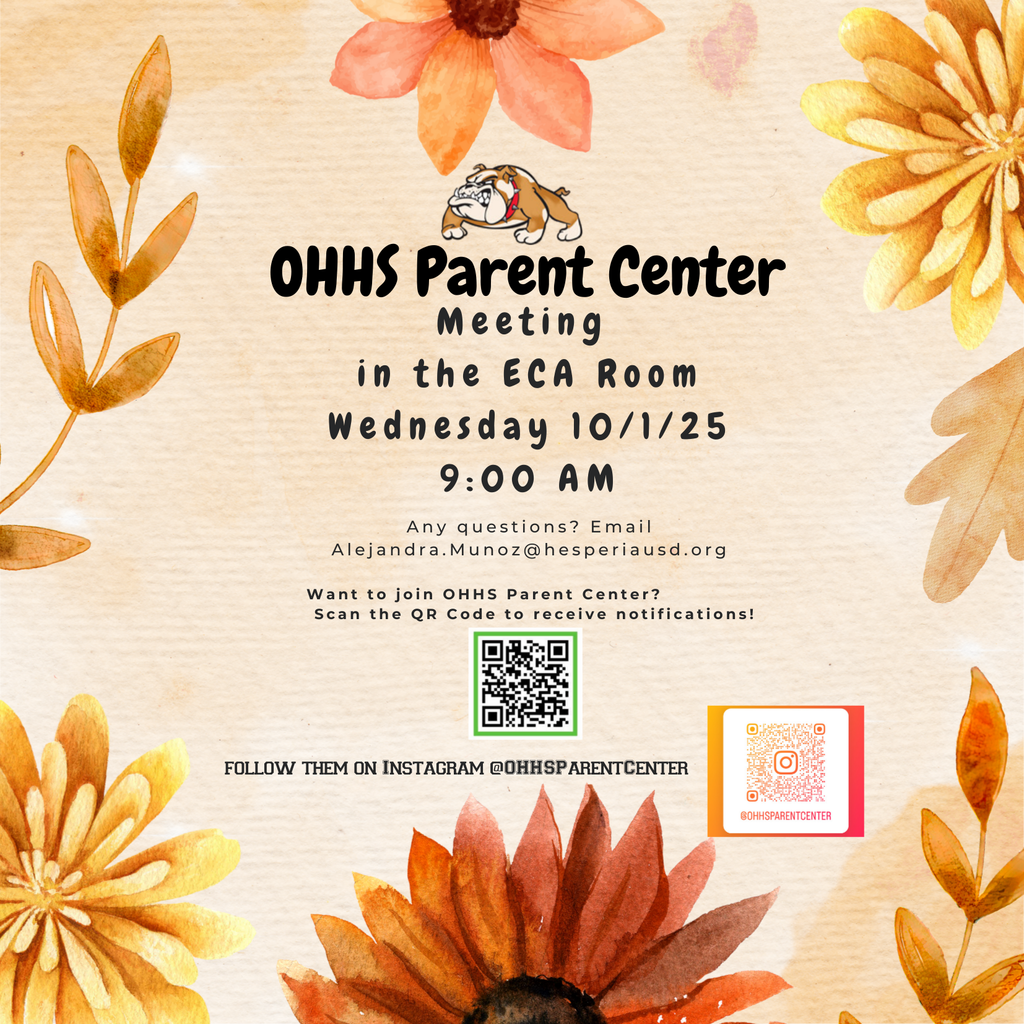 Parent Center flyer
