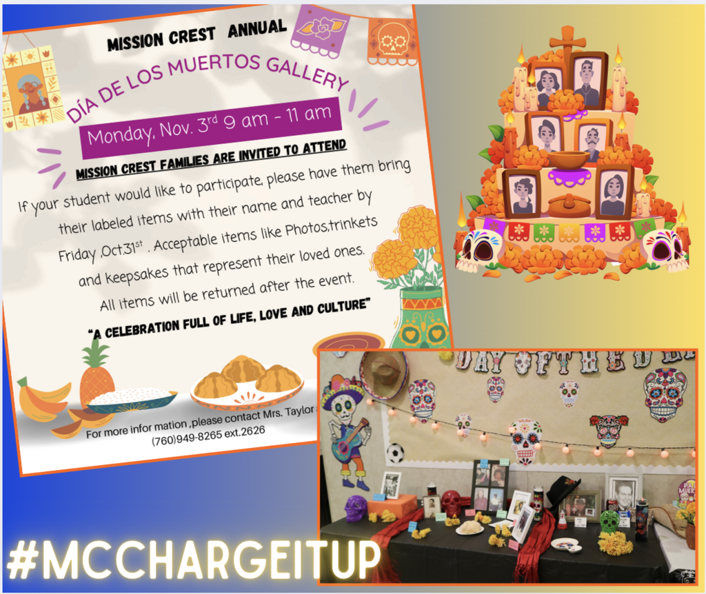 Mission crest dia de los muertos