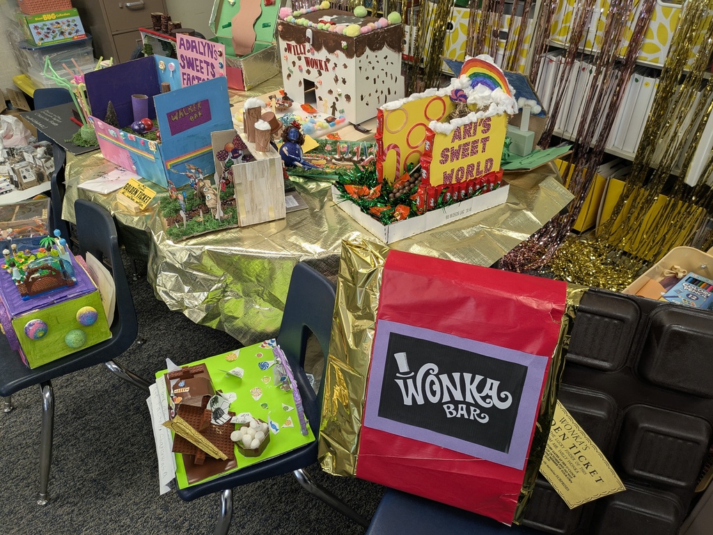 Our 3rd graders just wrapped up a deliciously fun novel study of Charlie and the Chocolate Factory! 📚 Students dove deep into character traits and brought their creativity to life by designing their very own chocolate factories at home! From wild inventions to sweet surprises, their imaginations were as rich as Willy Wonka’s!