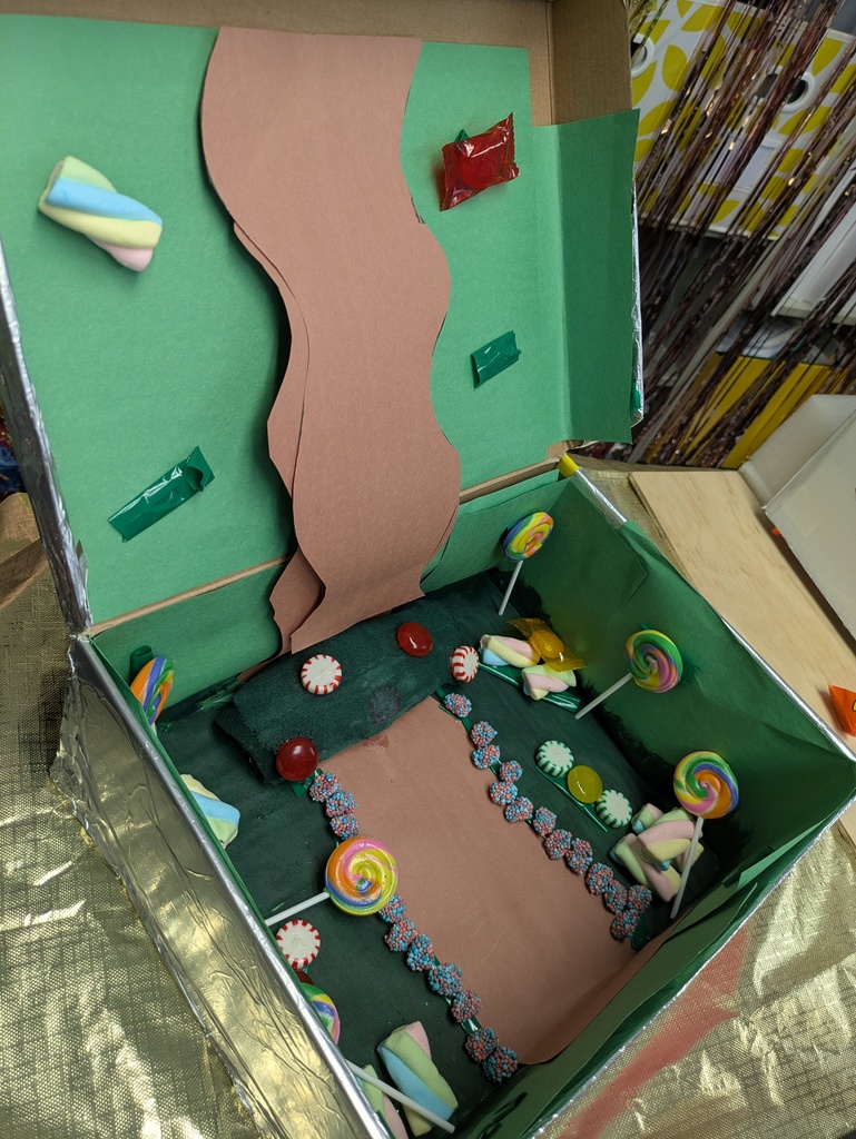 Our 3rd graders just wrapped up a deliciously fun novel study of Charlie and the Chocolate Factory! 📚 Students dove deep into character traits and brought their creativity to life by designing their very own chocolate factories at home! From wild inventions to sweet surprises, their imaginations were as rich as Willy Wonka’s!