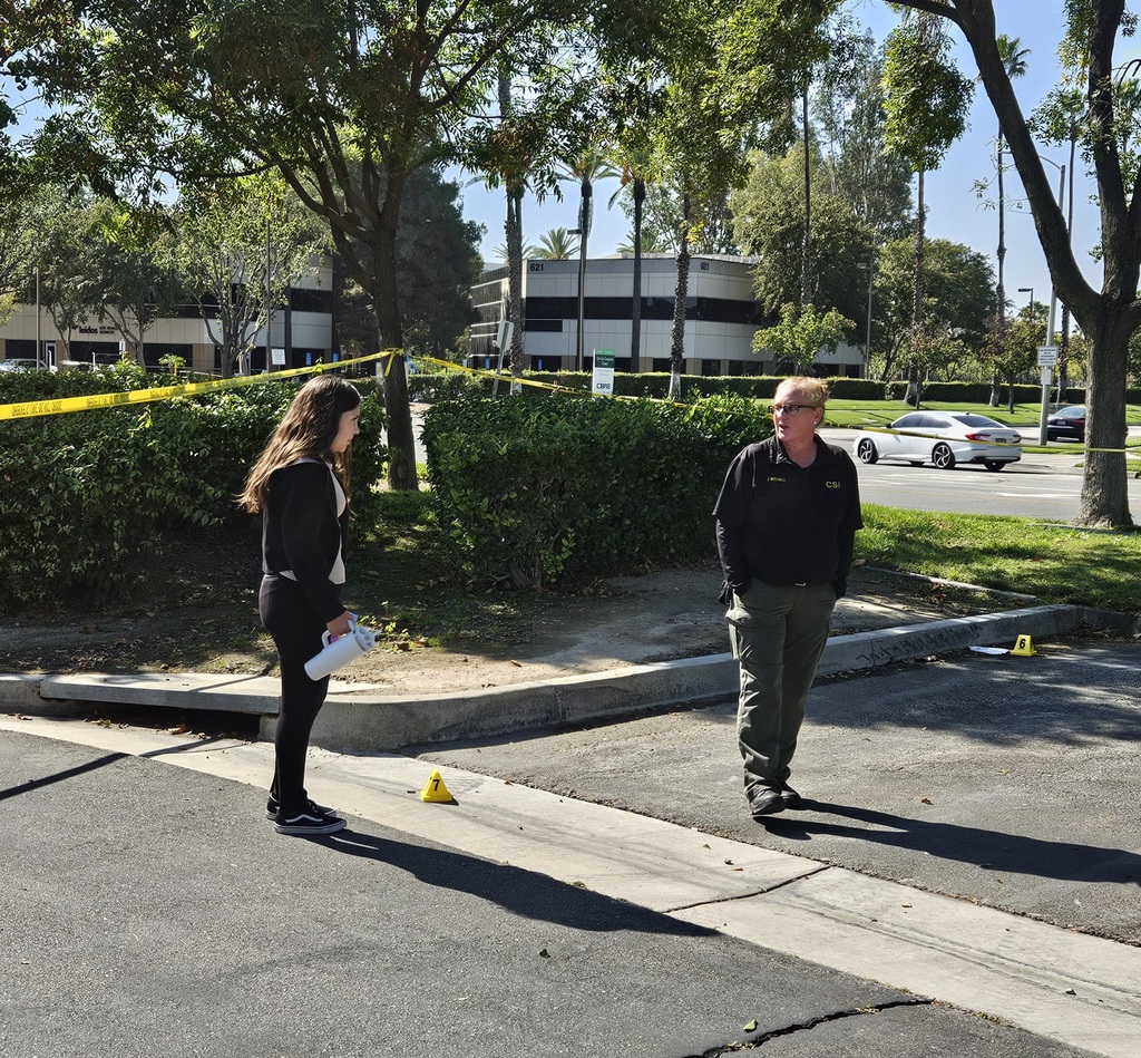 CTE Students at Law & Public Safety Day