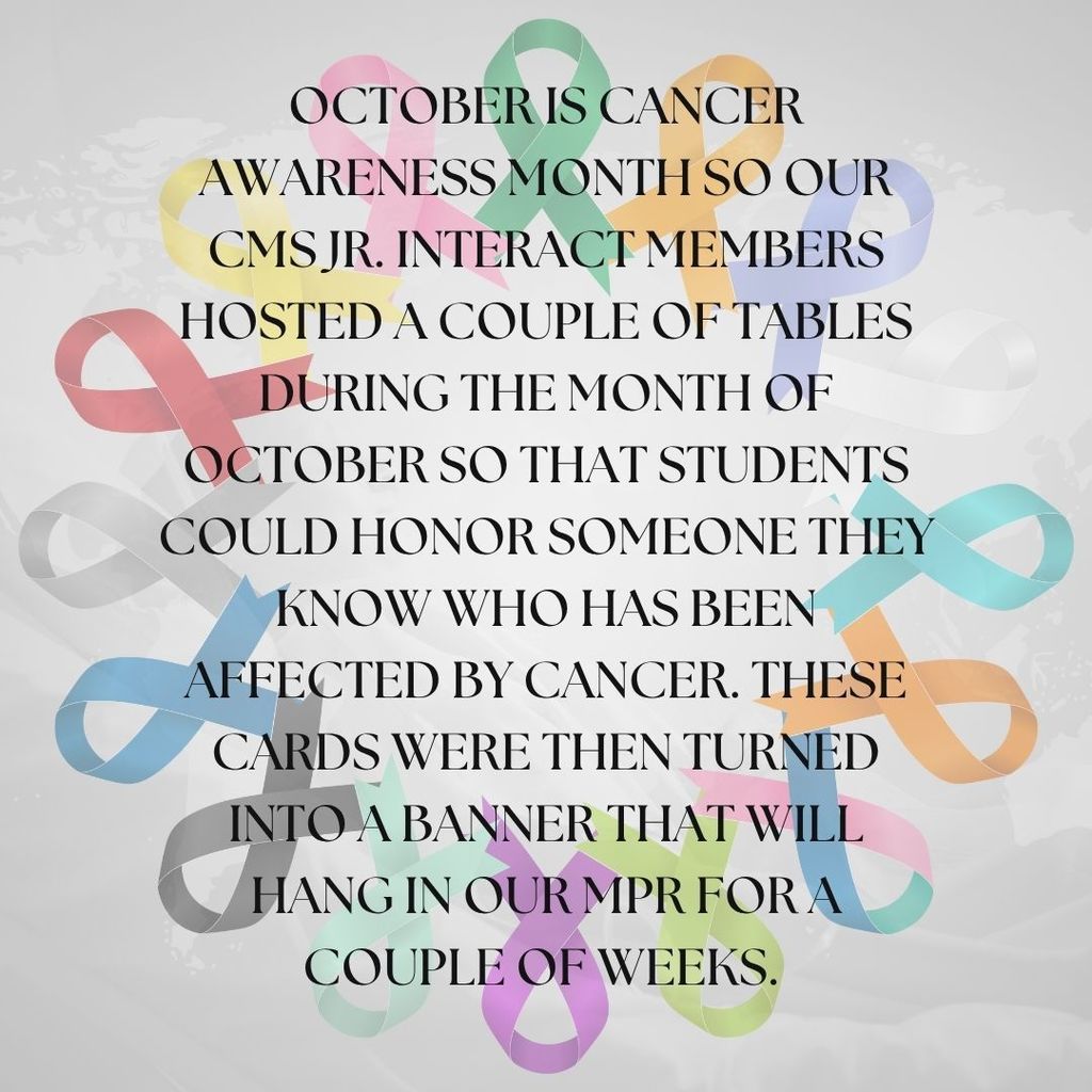 Cancer awareness month
