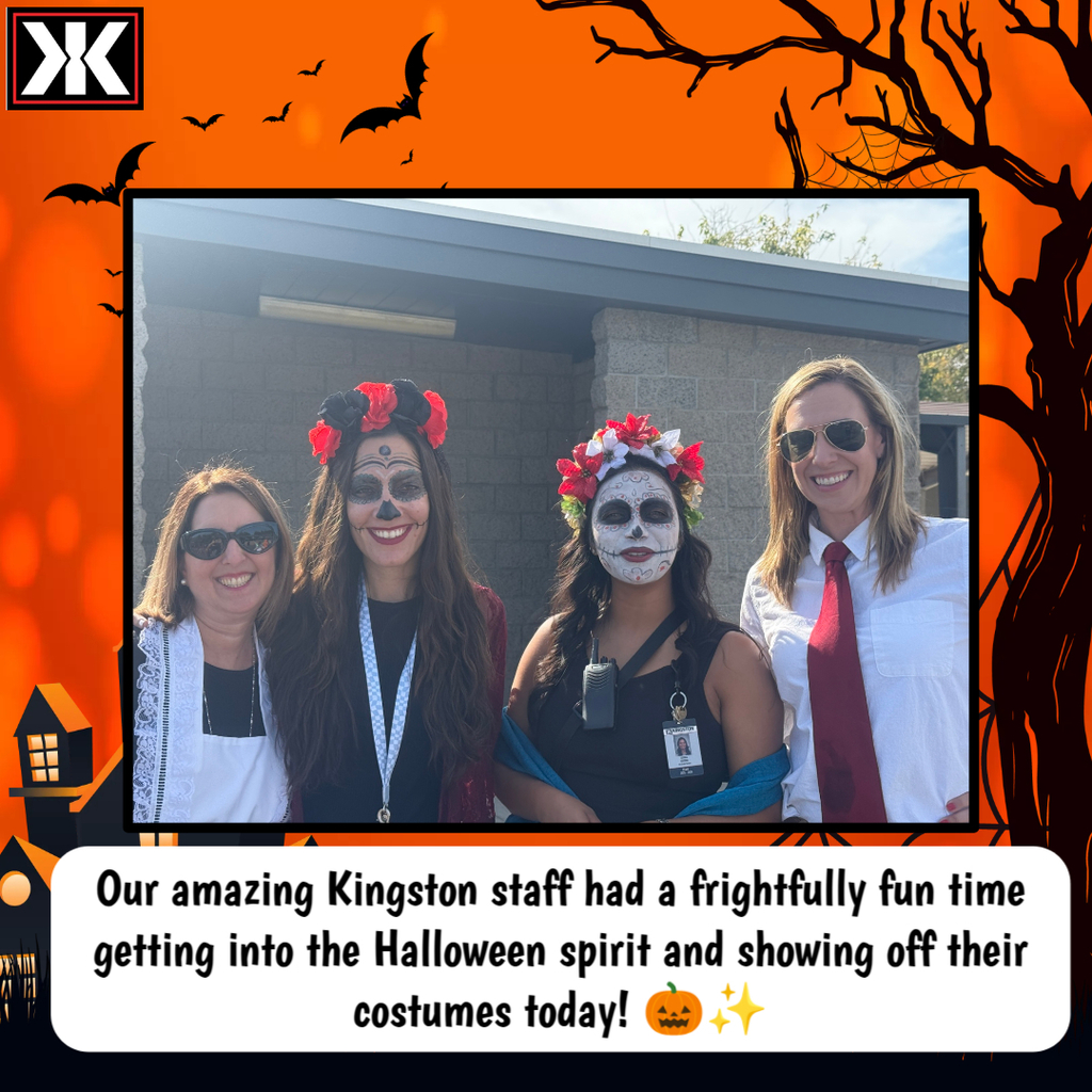 Kingston's staff showing off their awesome costumes!