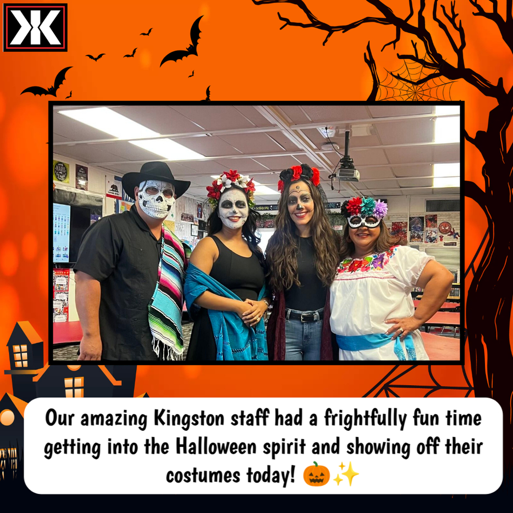 Kingston's staff showing off their awesome costumes!