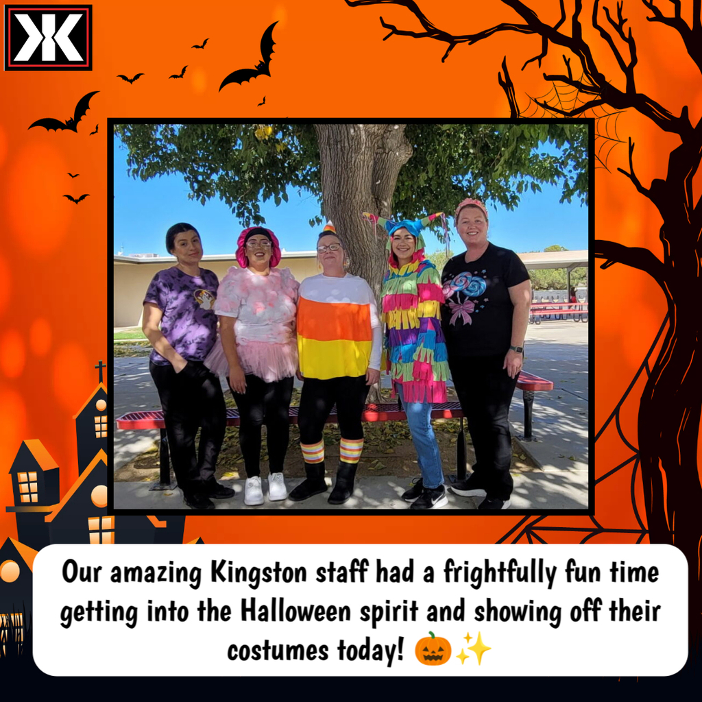 Kingston's staff showing off their awesome costumes!