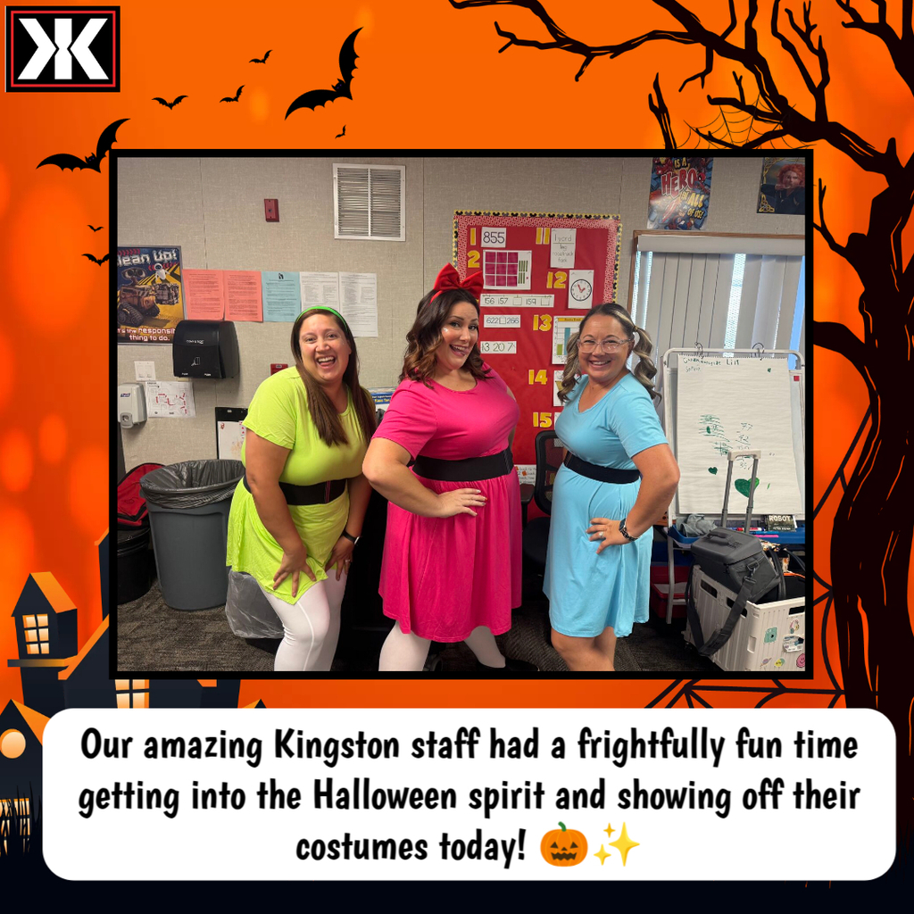 Kingston's staff showing off their awesome costumes!