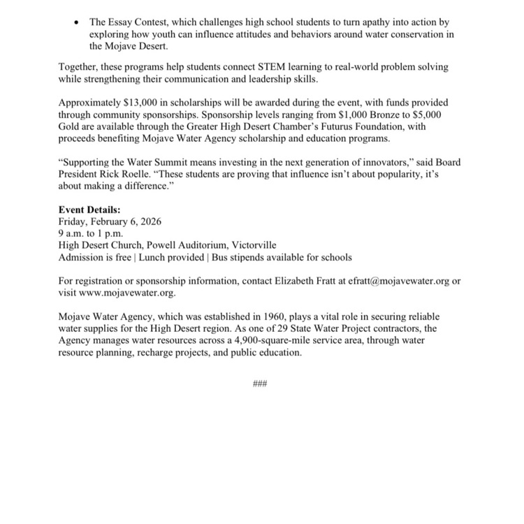 MOJAVE WATER SUMMIT 4