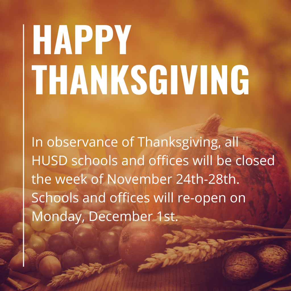Thanksgiving announcement post