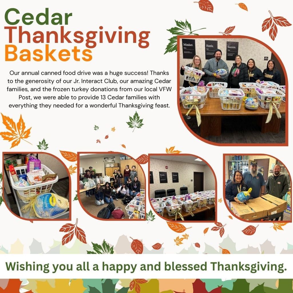 Thanksgiving baskets