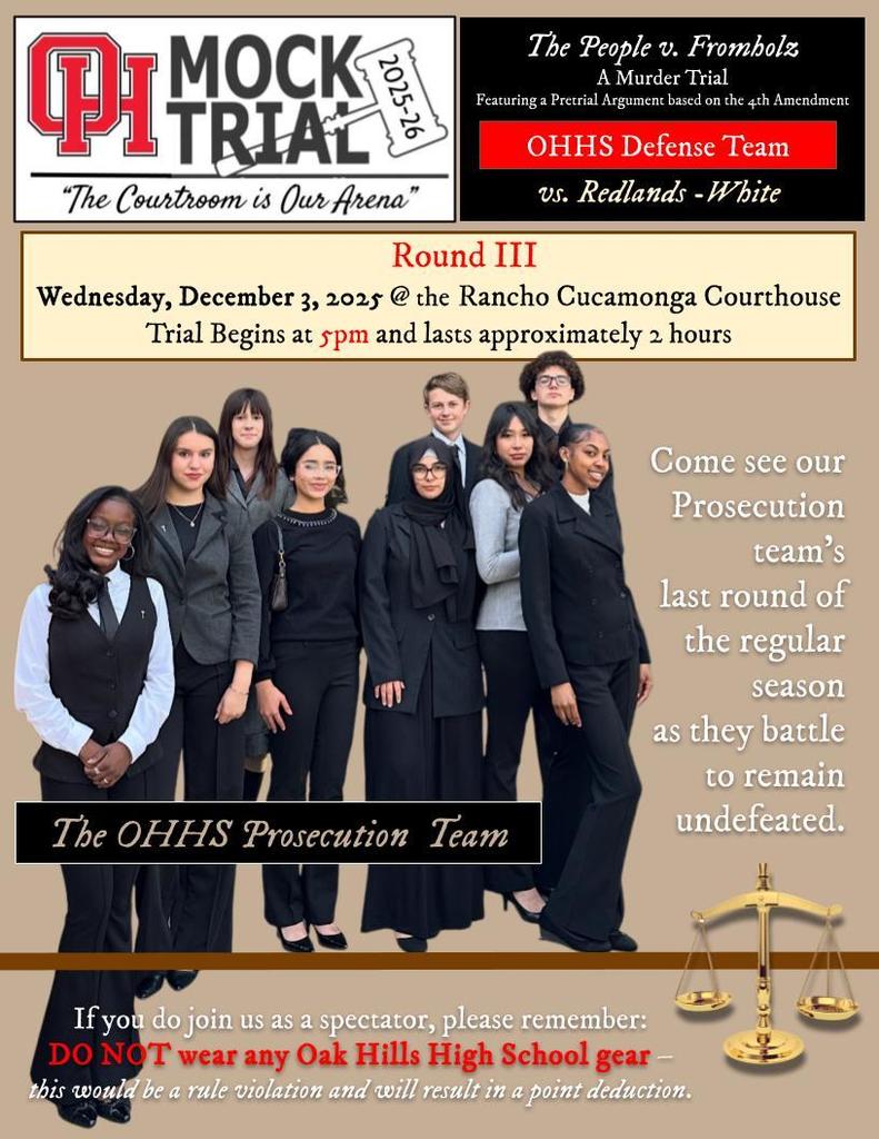 Mock Trial flyer