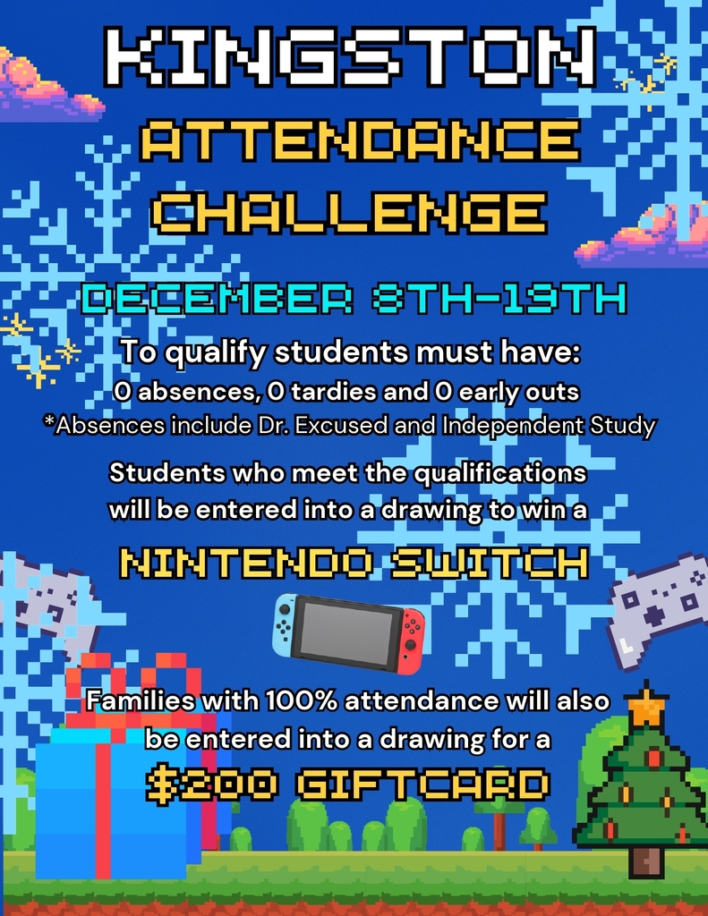 Kingston Attendance challenge flyer