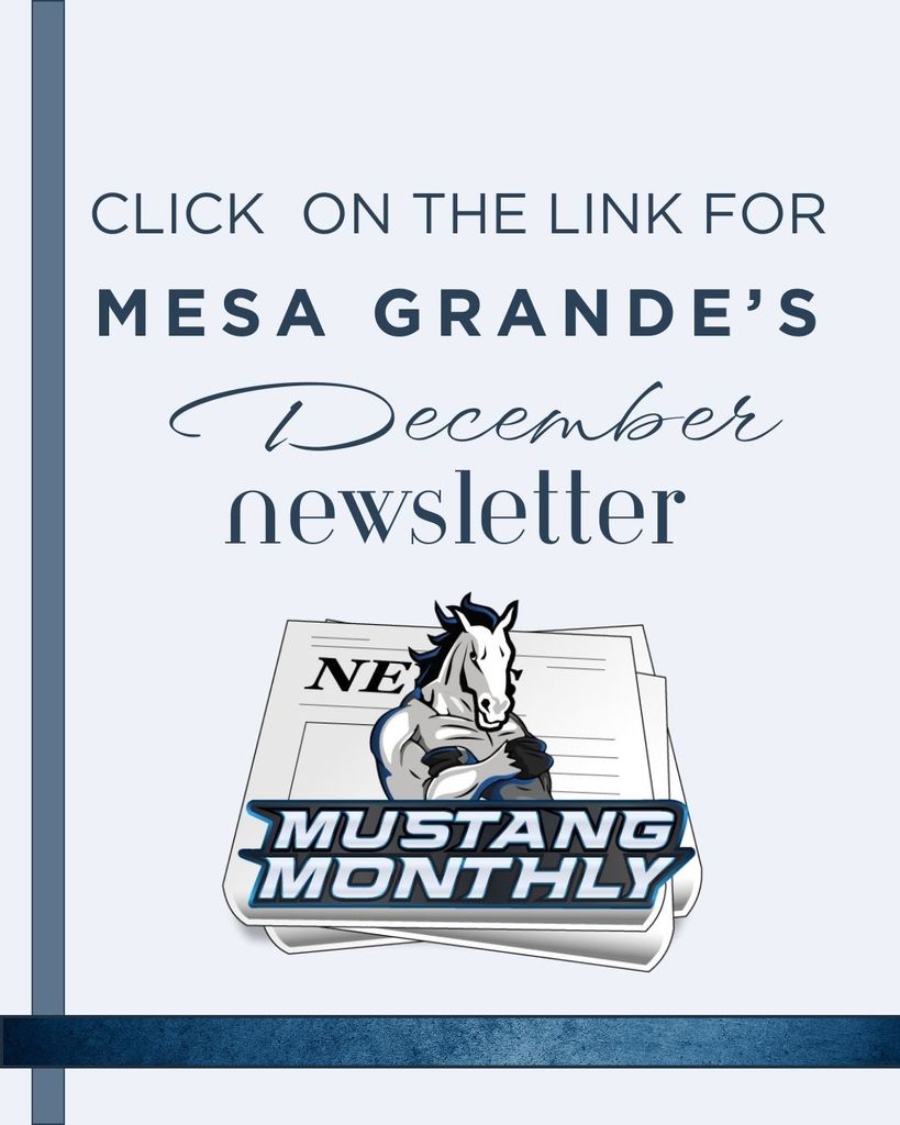 Click on the link in the description for Mesa Grande's December Newsletter.