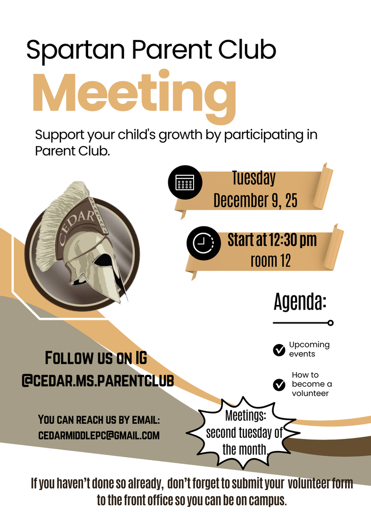 Parent Club Meeting