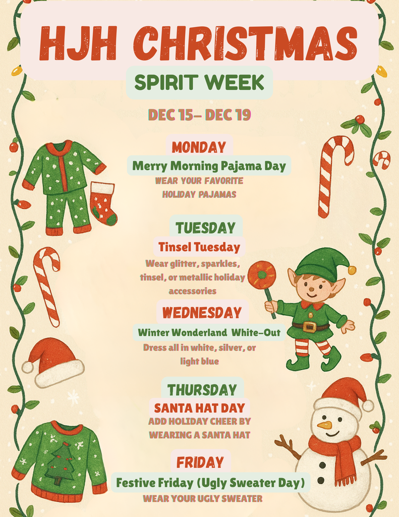 December 2025 Spirit Week