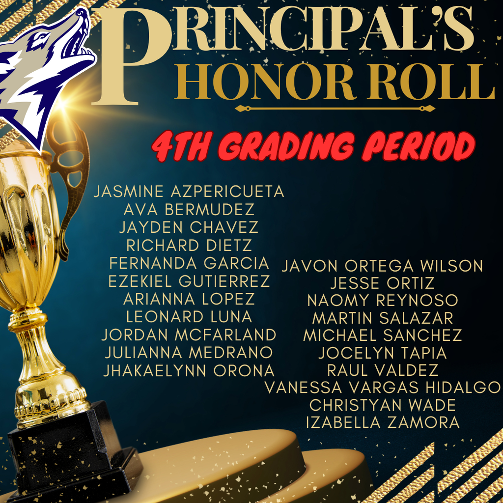 principal's honor roll