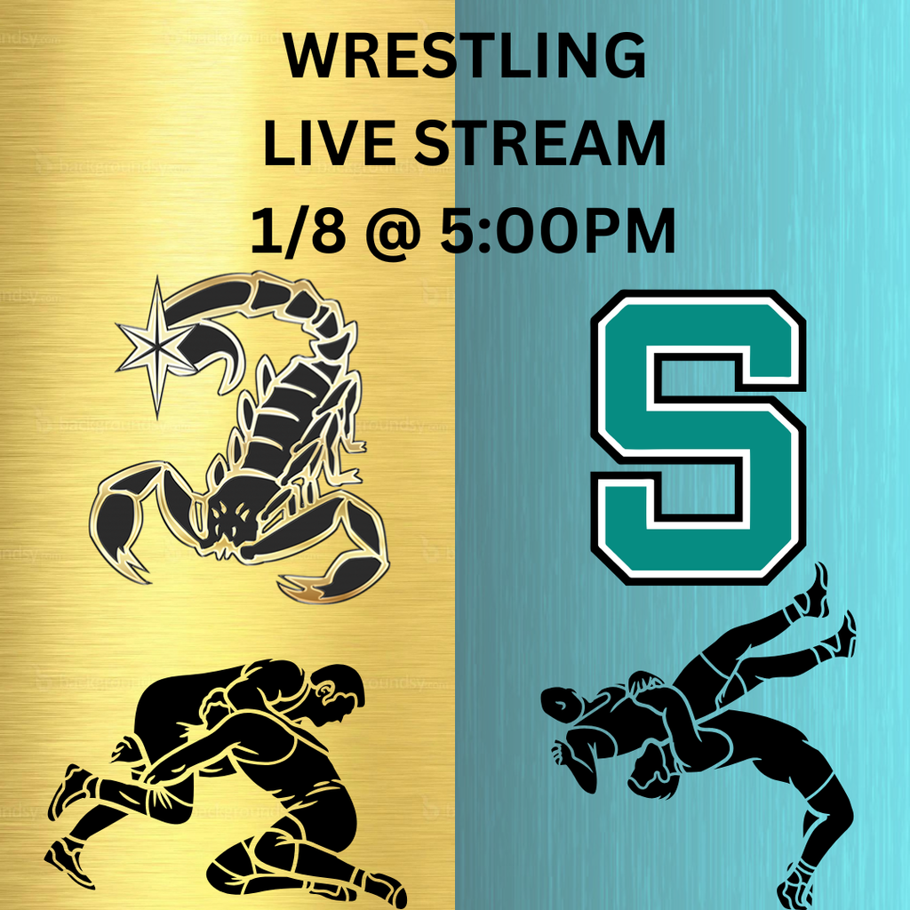 Wrestling live stream graphic