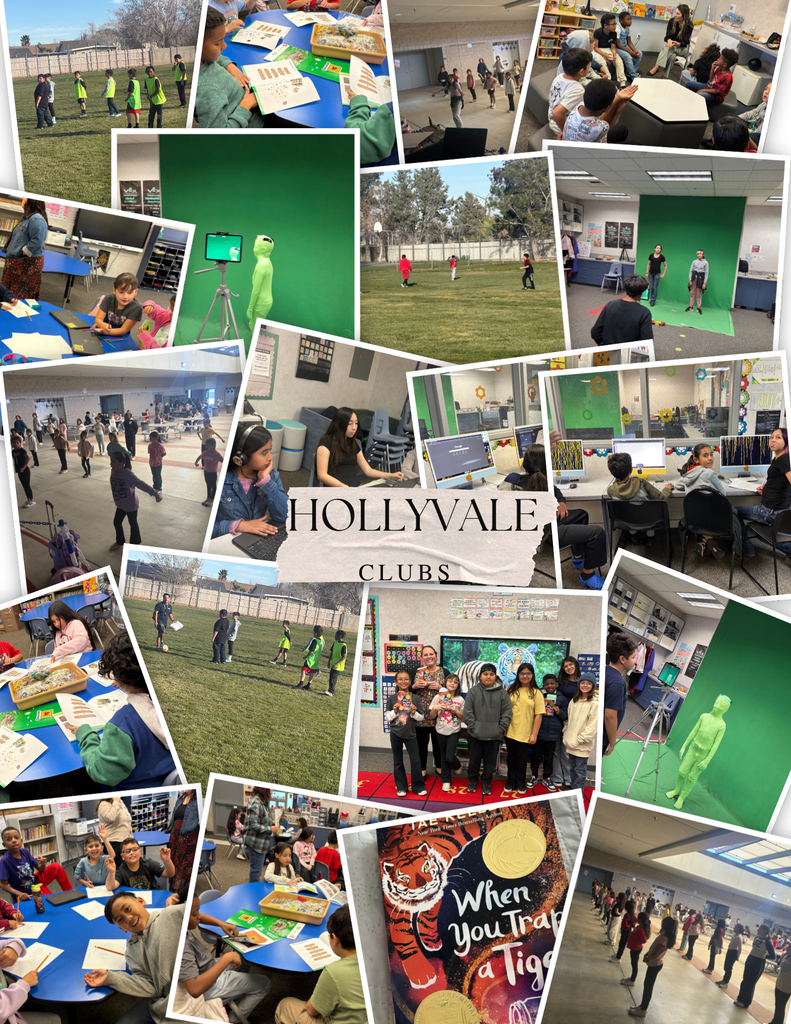 Hollyvale clubs collage
