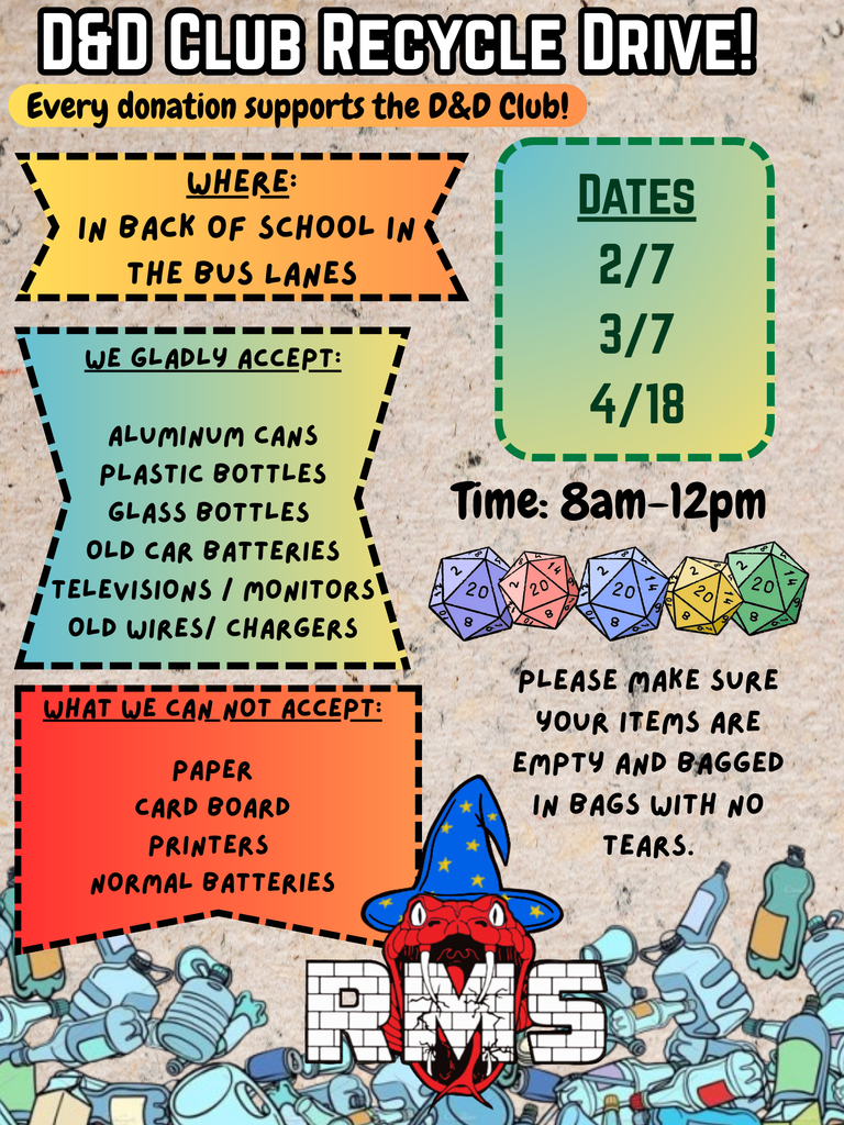 D&D Club Recycle Drive! - Marissa Fargon