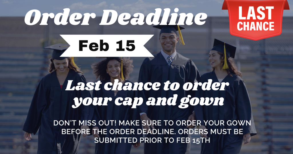 Cap & Gown order