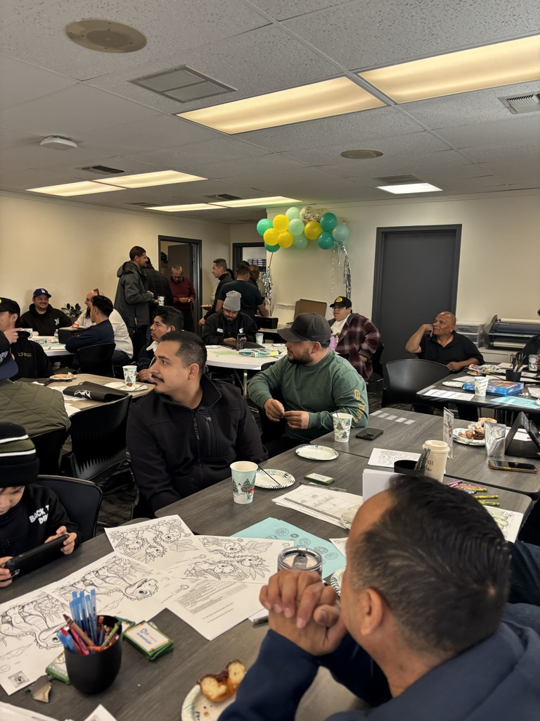 Donuts with Dads event