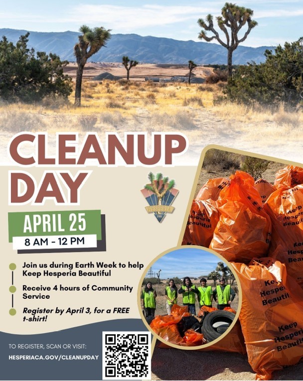 Cleanup Day 4/2025 flyer
