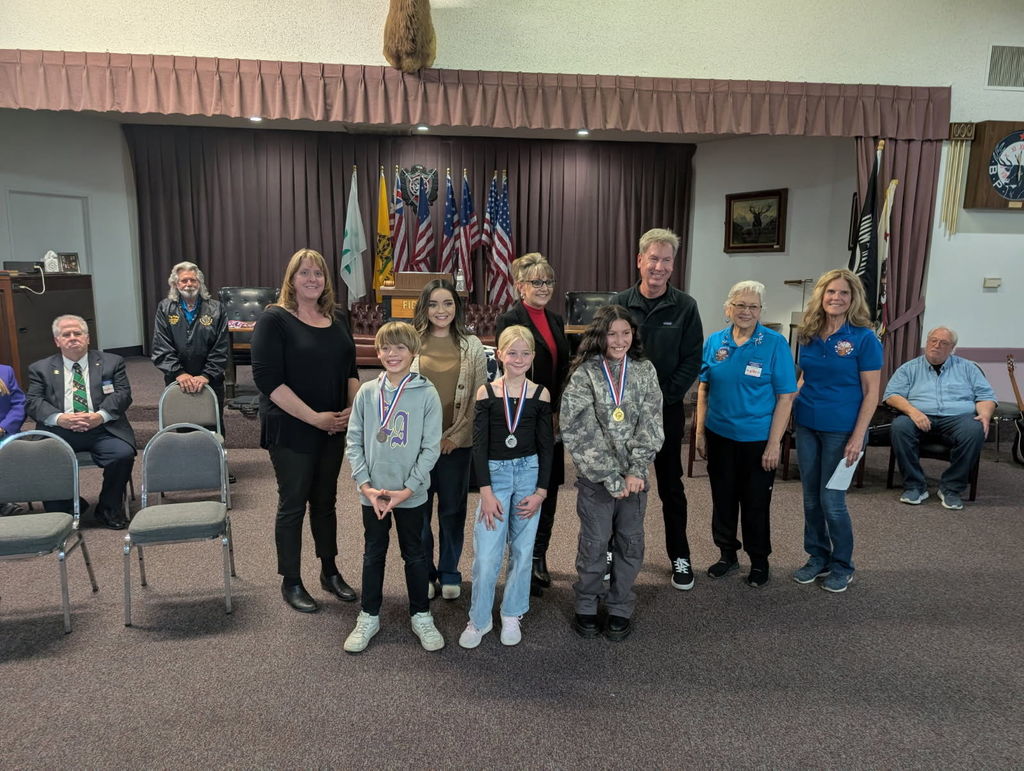 Kingston 5th Grade Elks Essay Winners, Frankie and Jordan!