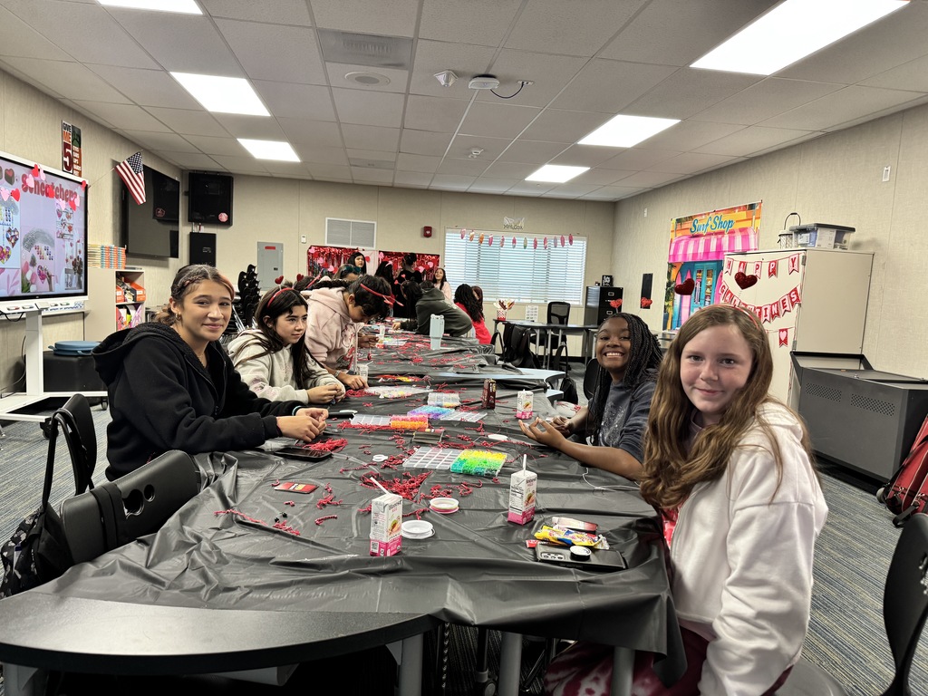 Lime St. students at Valentine's day event