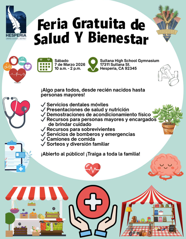 health and wellness fair flyer