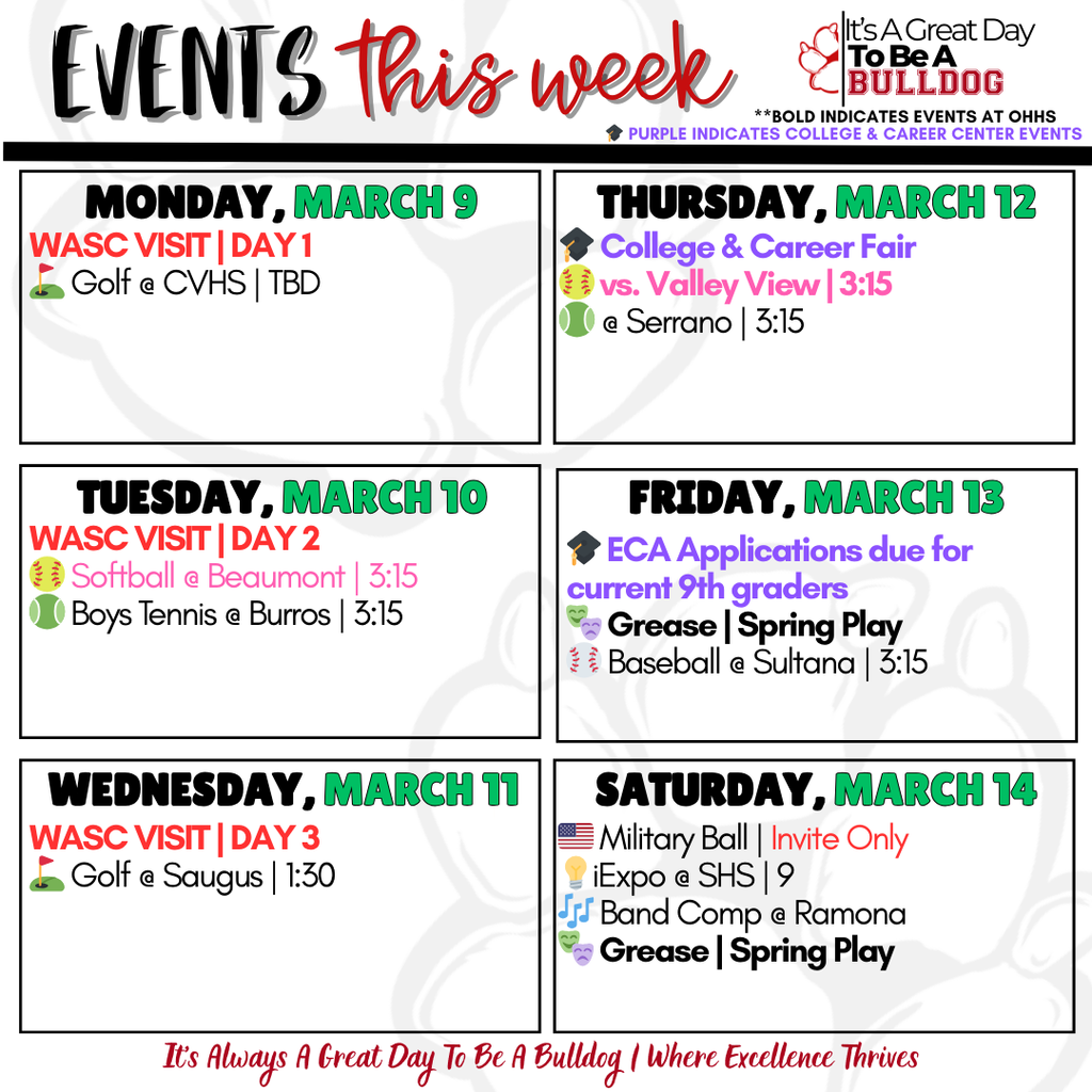 3.8 to 3.15 Events of the Week Page 1