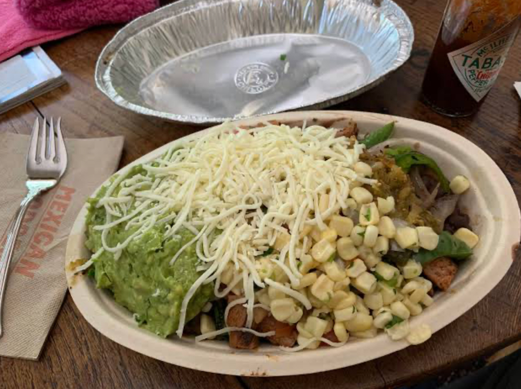 Chipotle pic of food