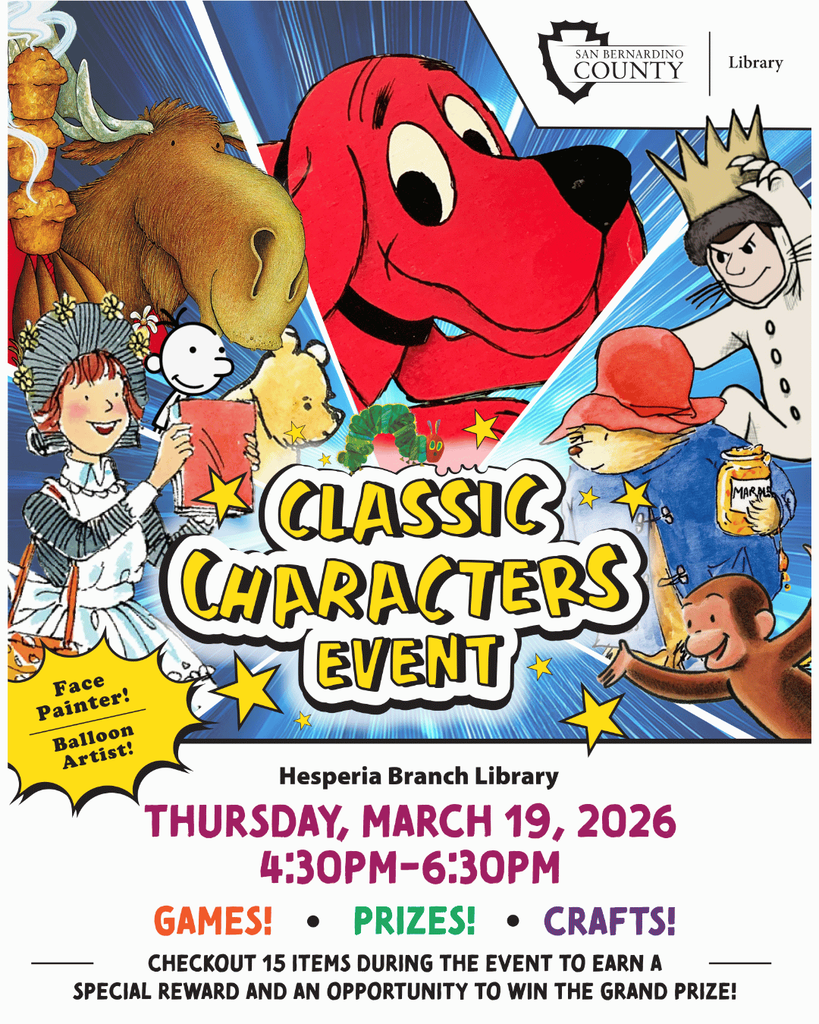 Hesperia Library Character Event