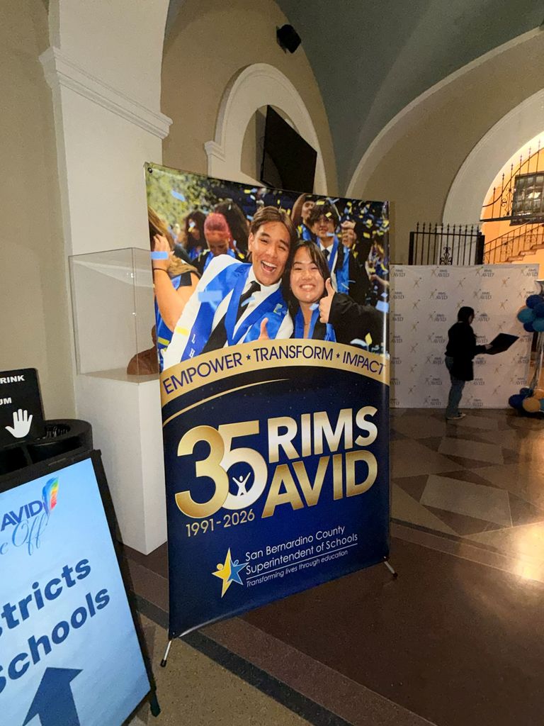 Student receiving an award