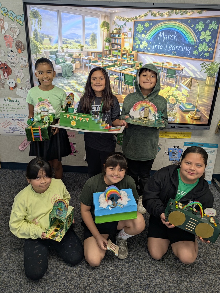 students celebrating st. Patrick's Day